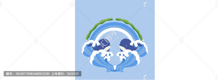 鯨魚(yú)圖案