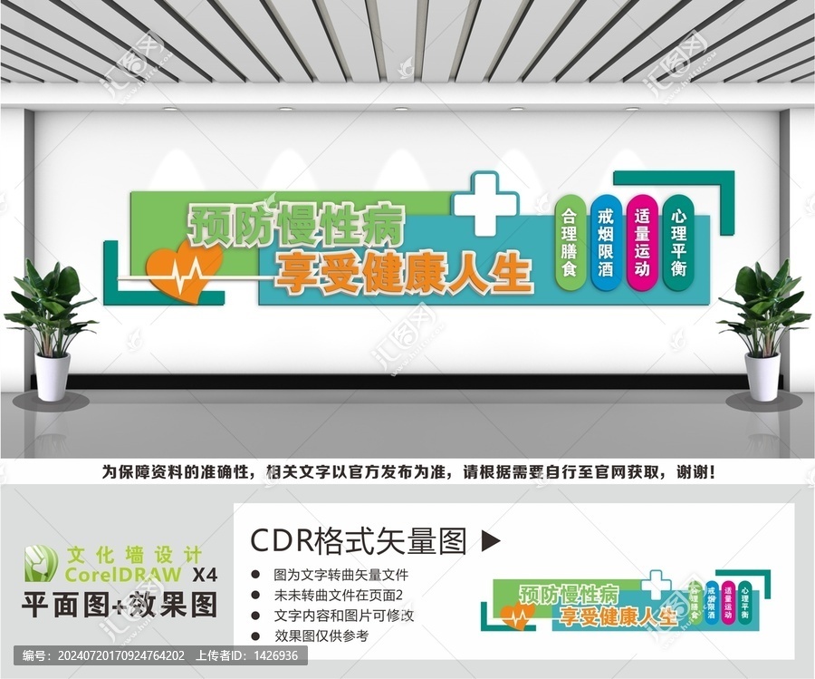預(yù)防慢性病宣傳文化墻