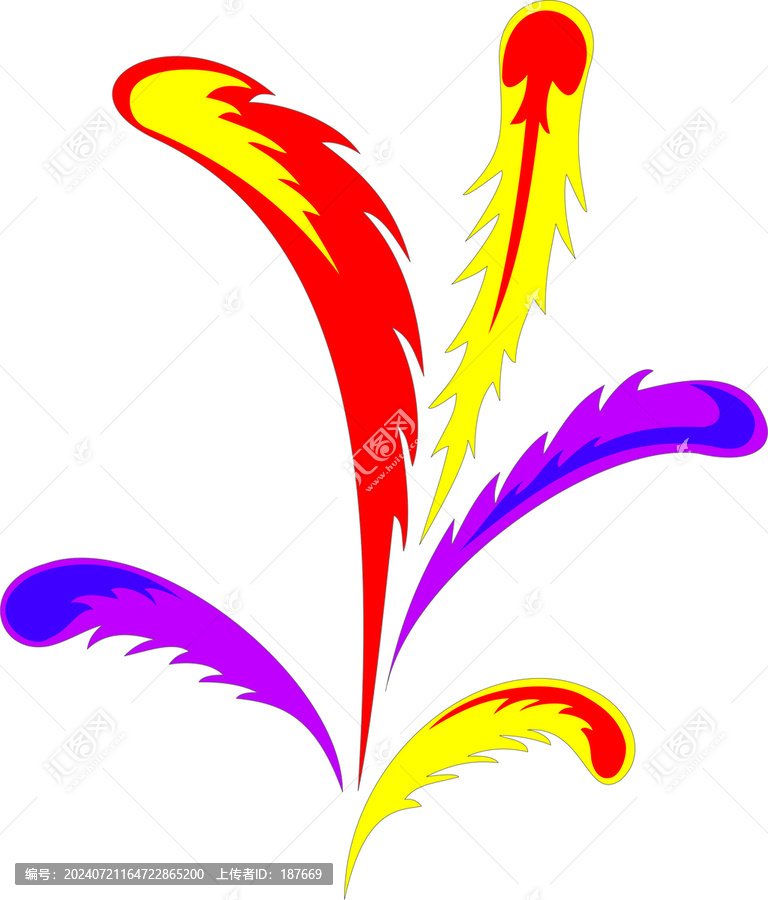 羽毛火花