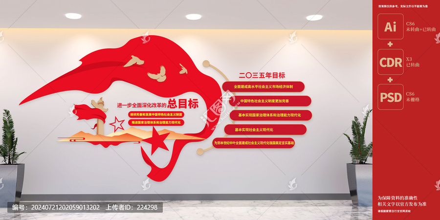二十屆三中全會黨建文化墻