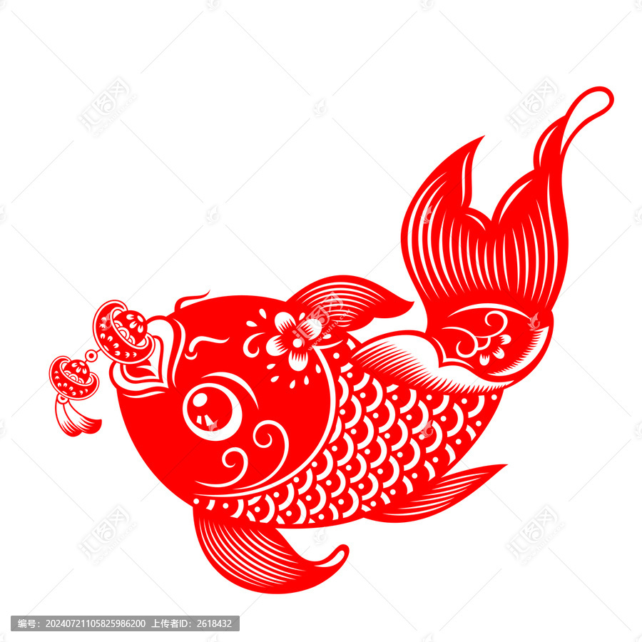 剪紙魚
