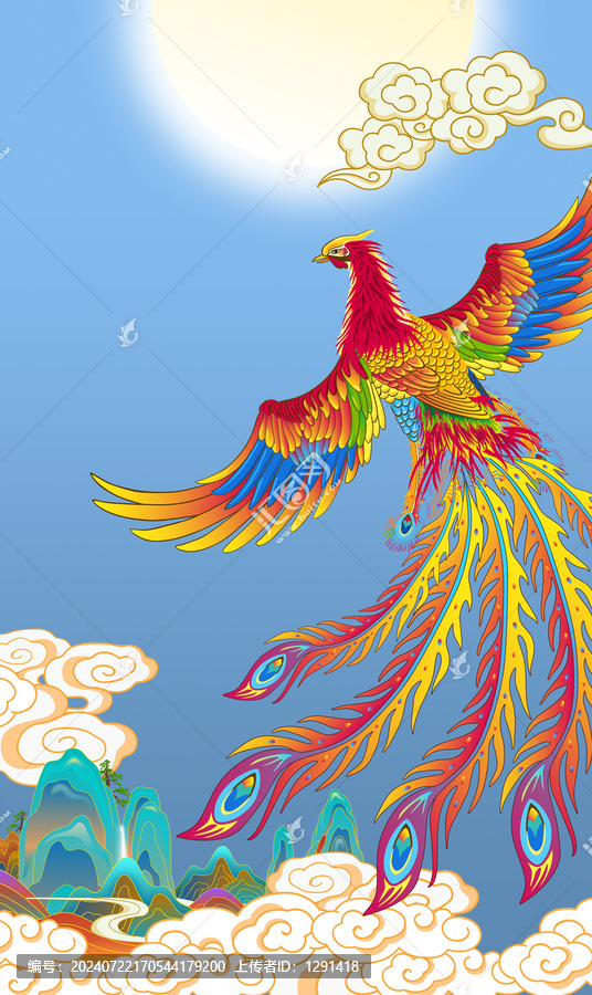 鳳凰插畫