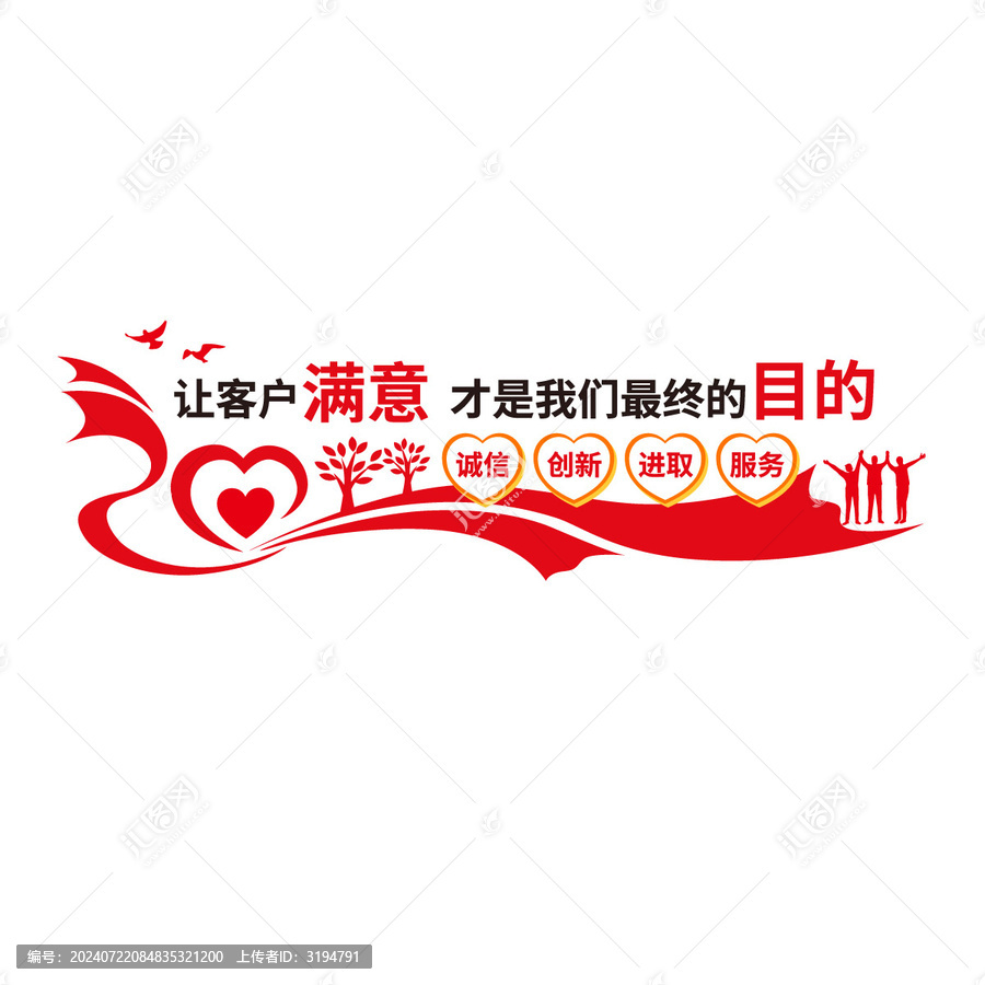 企業(yè)客服文化墻