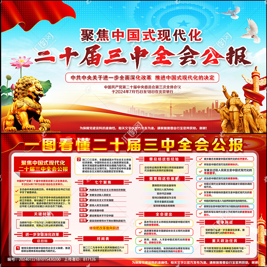 二十屆三中全會(huì)公報(bào)