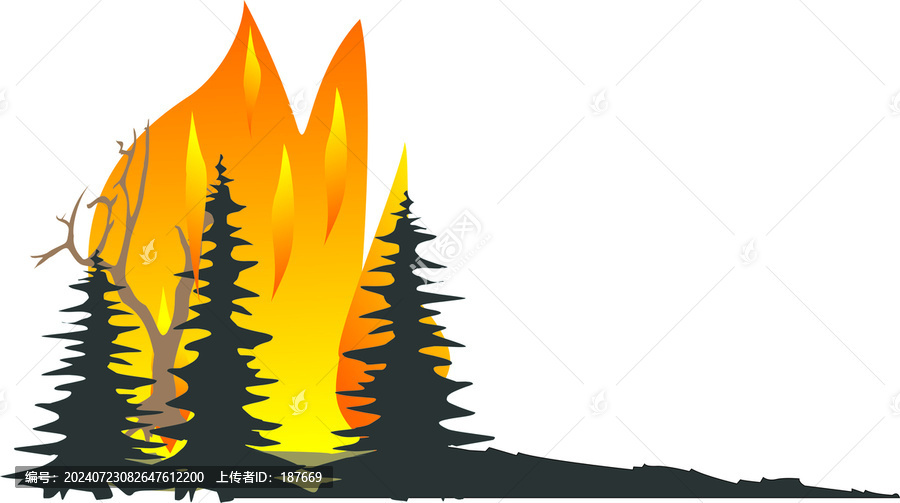 防火救火火災(zāi)森林著火