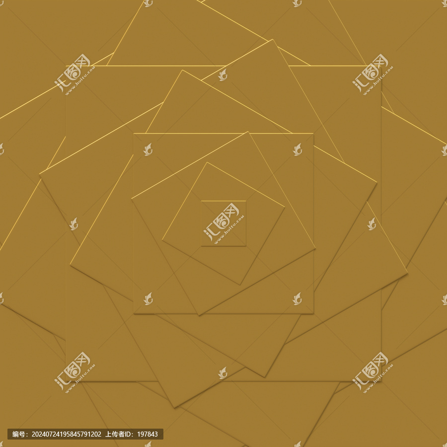 四邊形幾何旋轉(zhuǎn)重疊背景