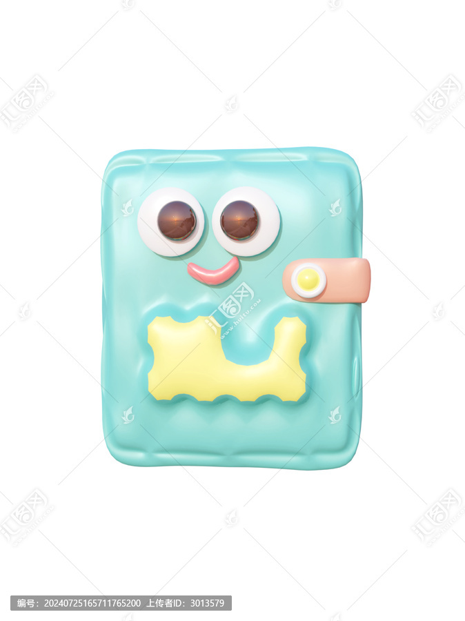 3D卡通可愛(ài)膨脹風(fēng)開(kāi)學(xué)季筆記本