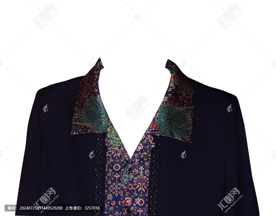 老人證件照服裝素材