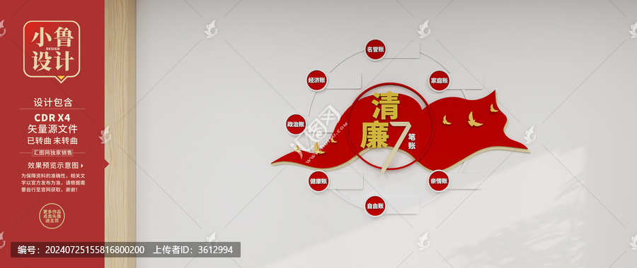 清廉七筆賬