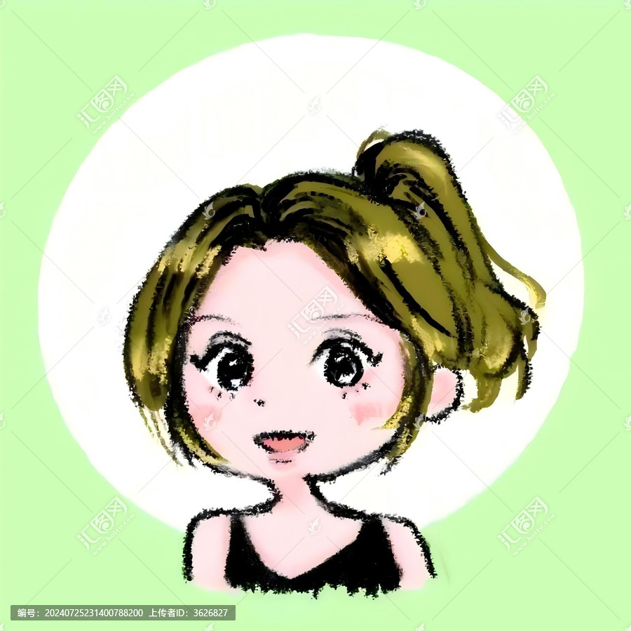 Q版女生頭像