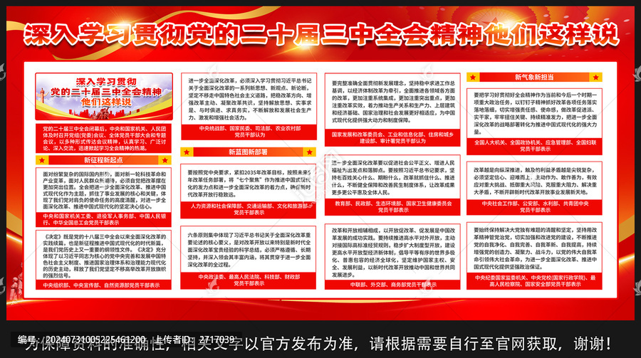 三中全會(huì)展板