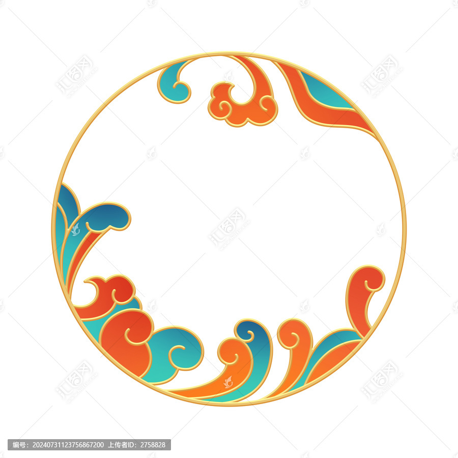 國潮風(fēng)邊框