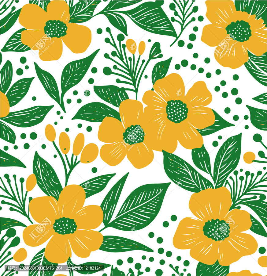 小花矢量圖
