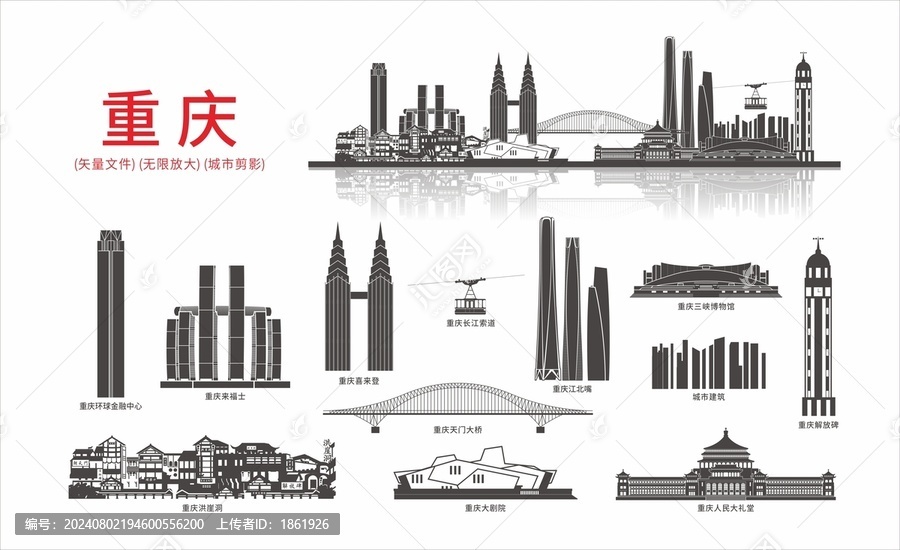 重慶城市剪影