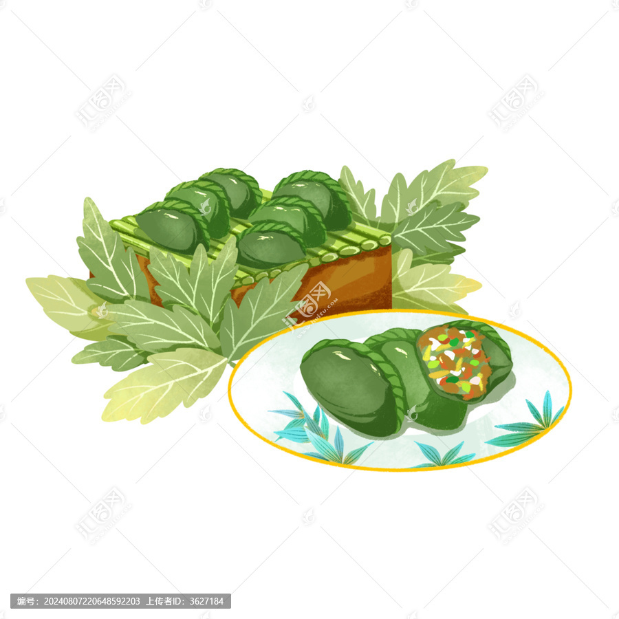 暗色系清明粿