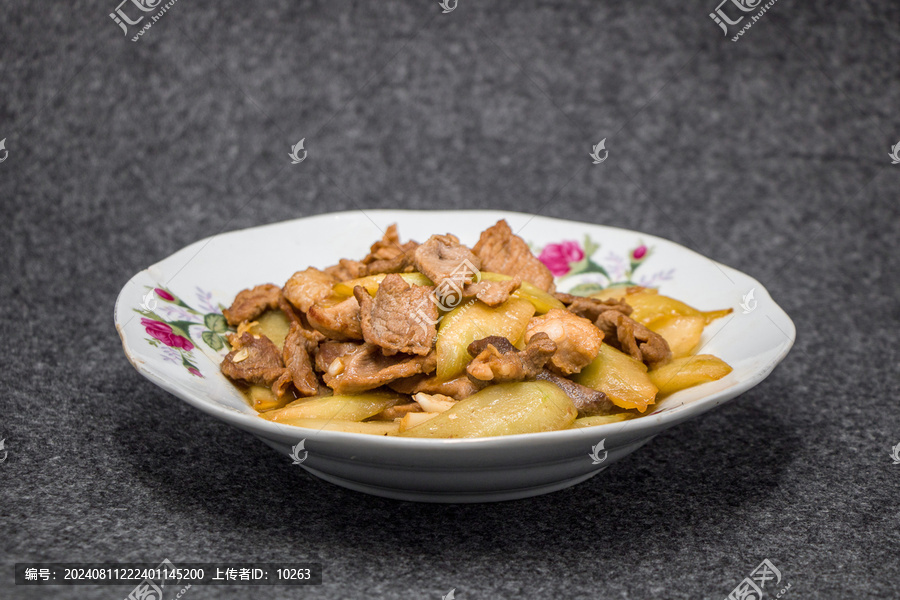 瘦肉炒青菜