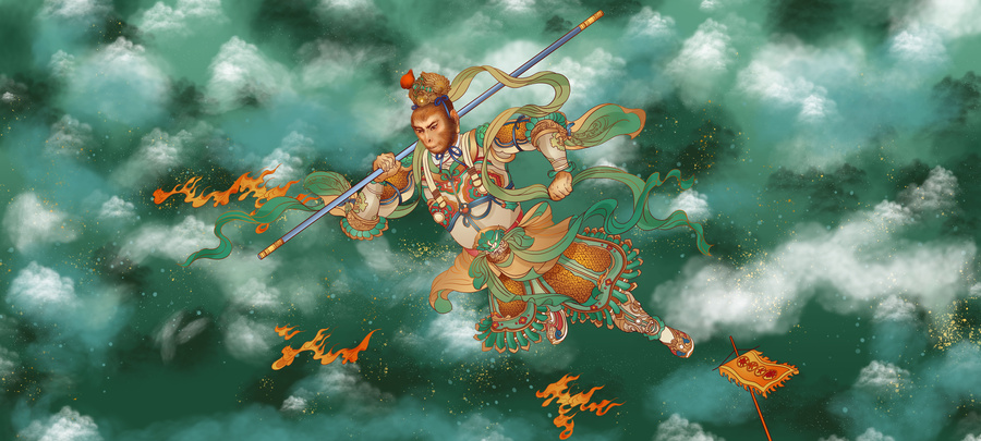 西游記人物天宮孫悟空