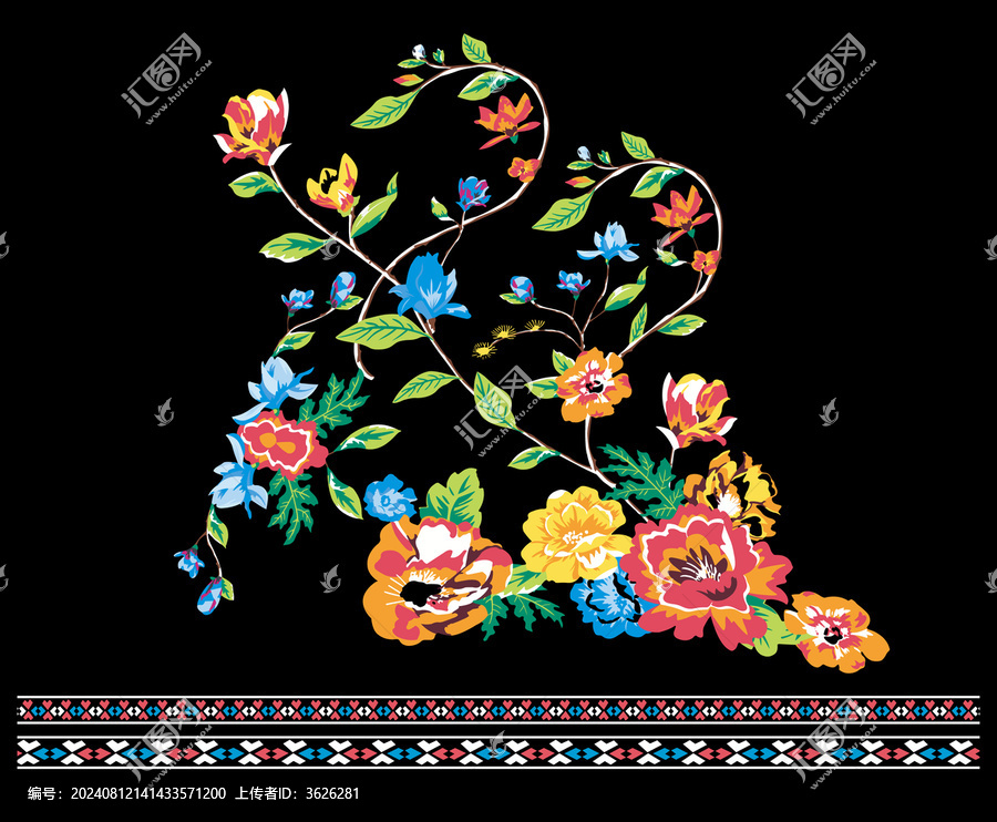 手繪花