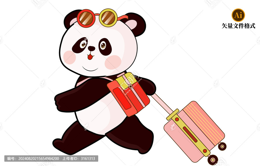 旅行熊貓