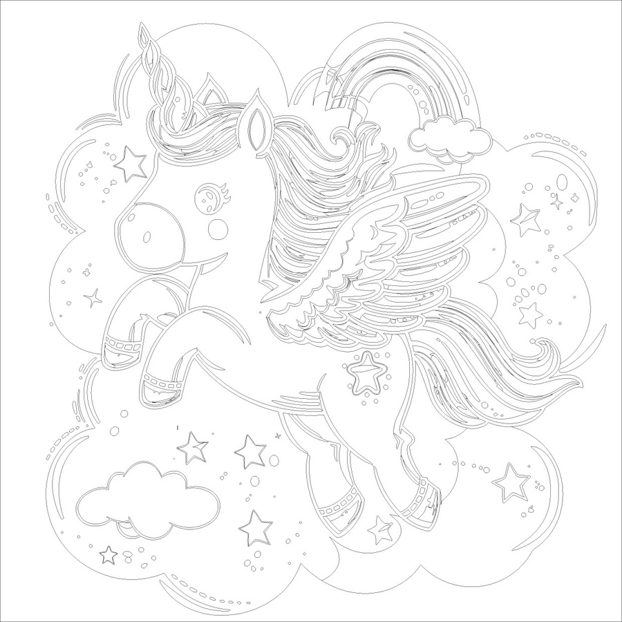 夢(mèng)幻獨(dú)角獸彩虹小馬