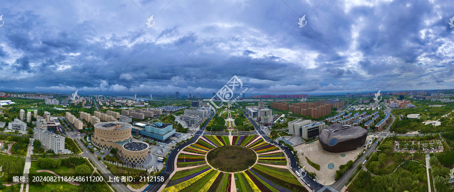 鄂爾多斯城市廣場(chǎng)全景