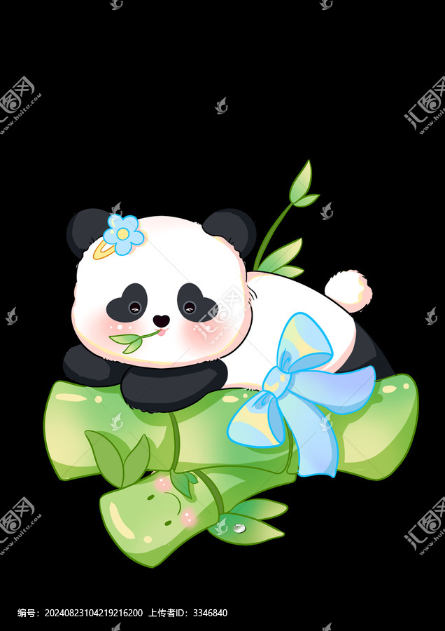 吃珠子熊貓