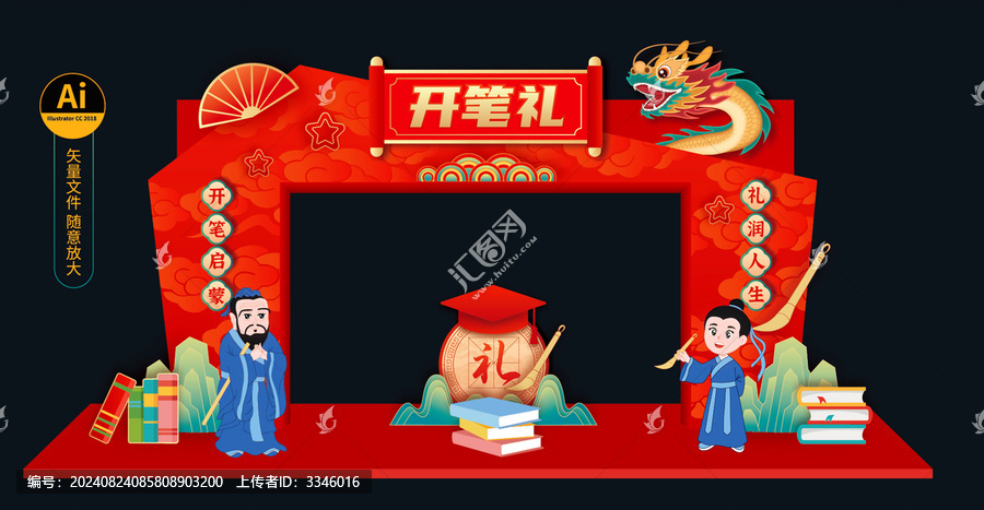 開筆禮門頭