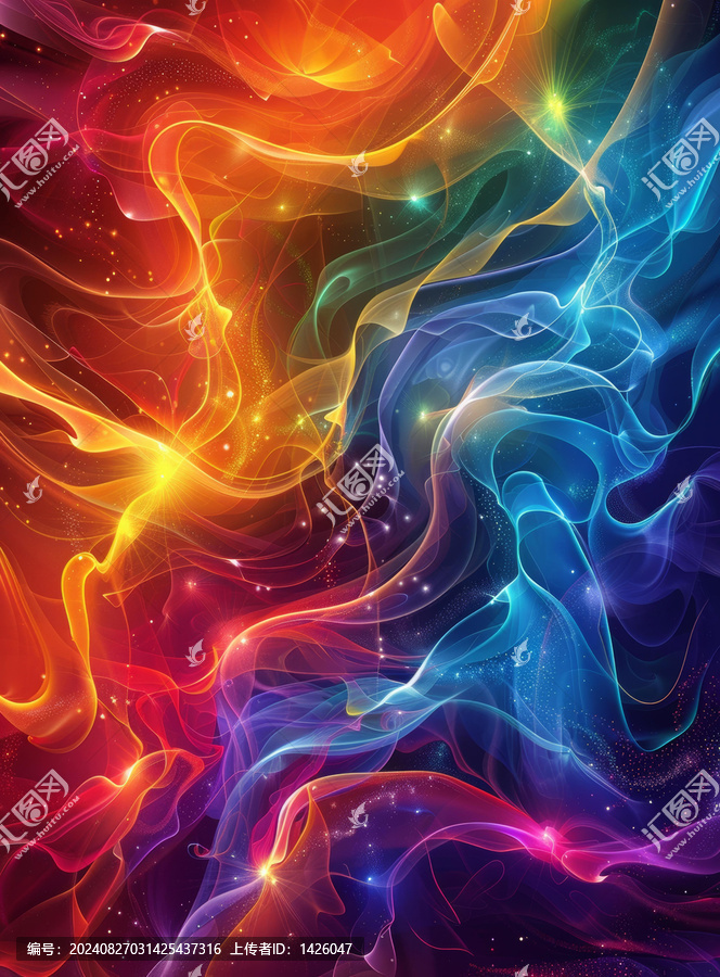 色彩斑斕的星云