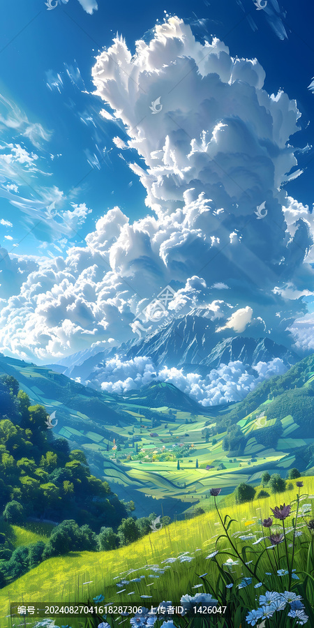 奇幻山地景觀