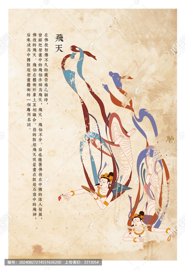 飛天壁畫