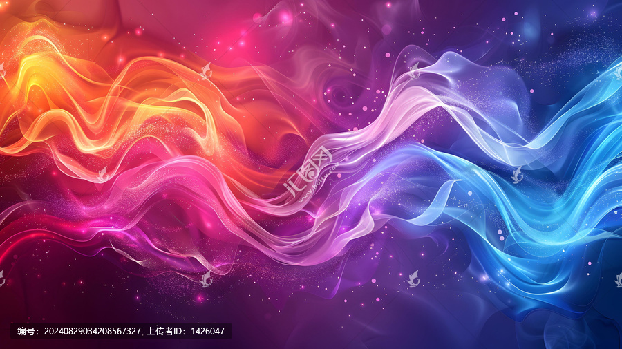 七彩祥云的AI圖片