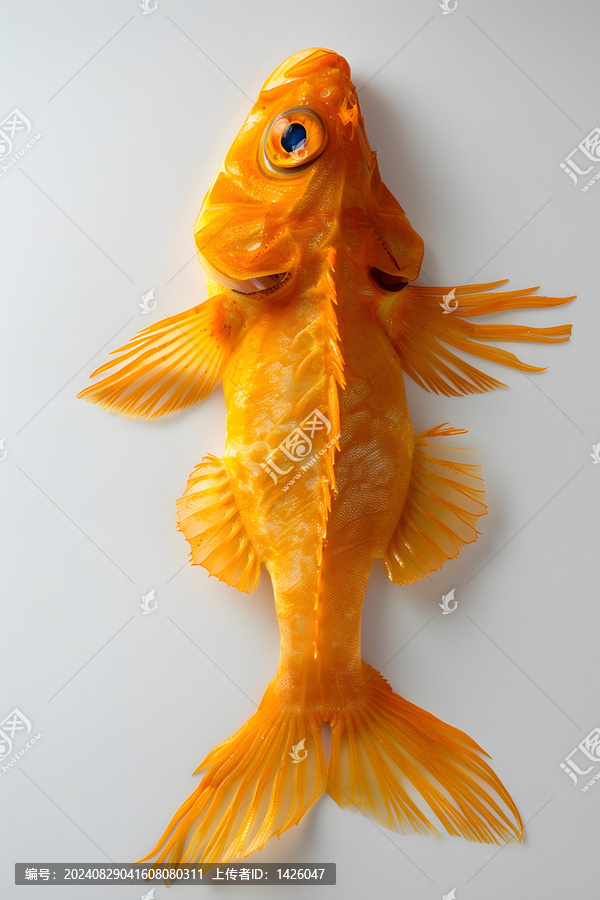 橙色魚類標(biāo)本