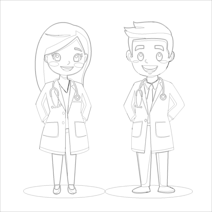 醫(yī)生插畫