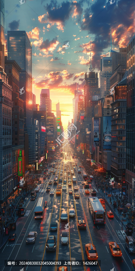 時代廣場夜景