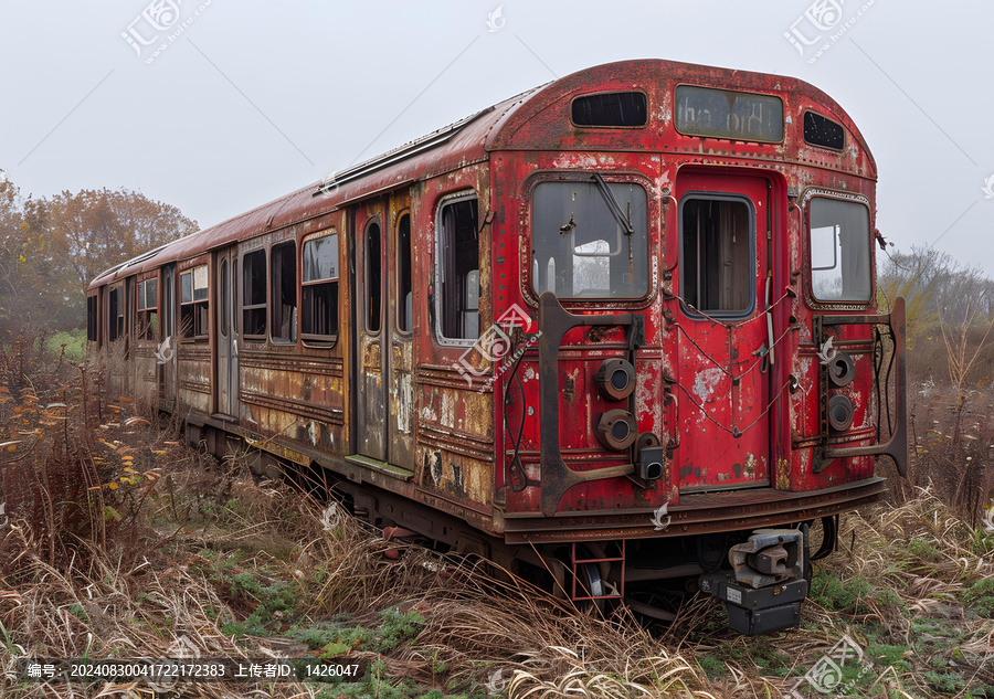 廢棄的地鐵車廂