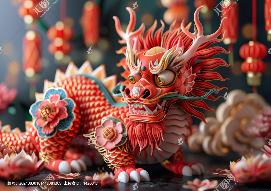 神龍的AI圖片