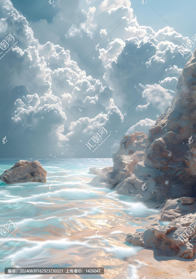 懸崖峭壁上的碧海藍天