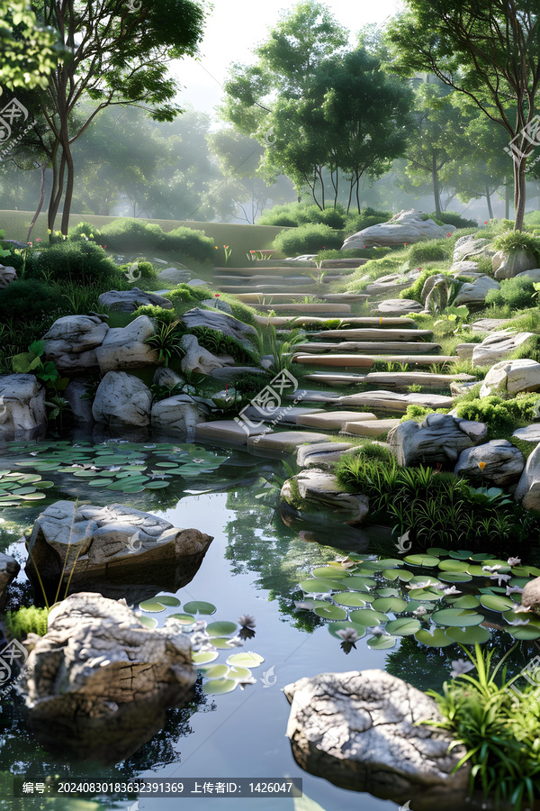 自然山水園林景觀
