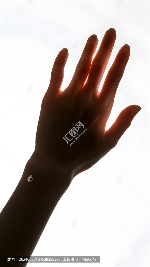 伸出一只手