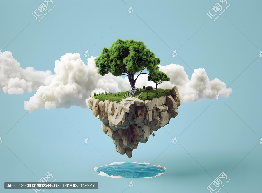 漂浮在云端的綠島