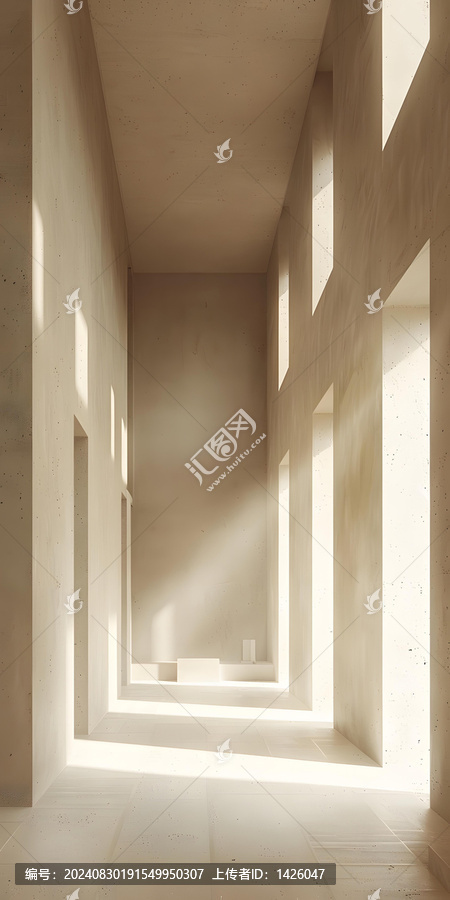 極簡主義混凝土建筑室內(nèi)設(shè)計