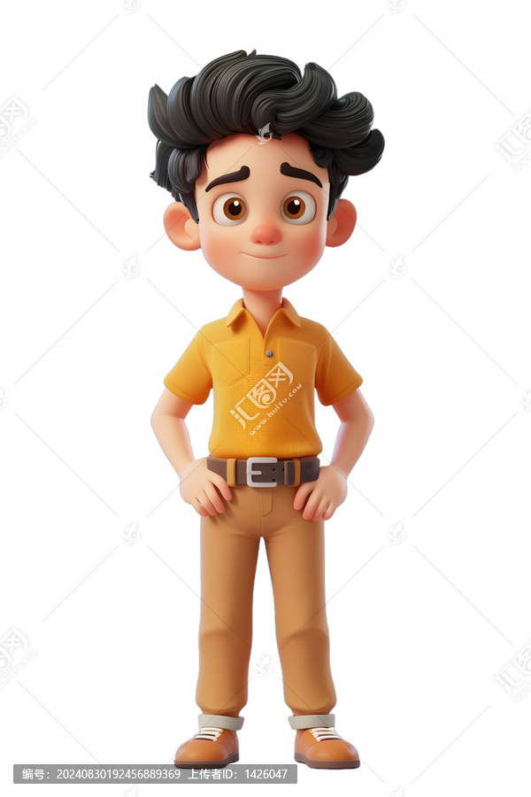 [免摳素材]一個快樂的小男孩