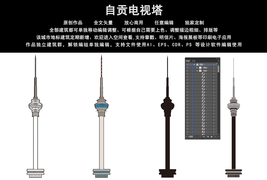 自貢電視塔