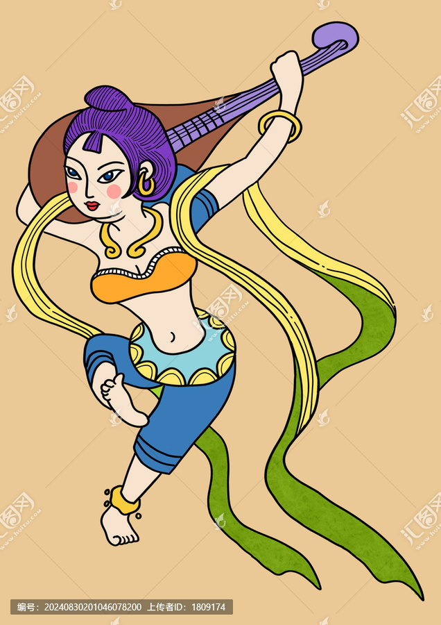 敦煌琵琶女