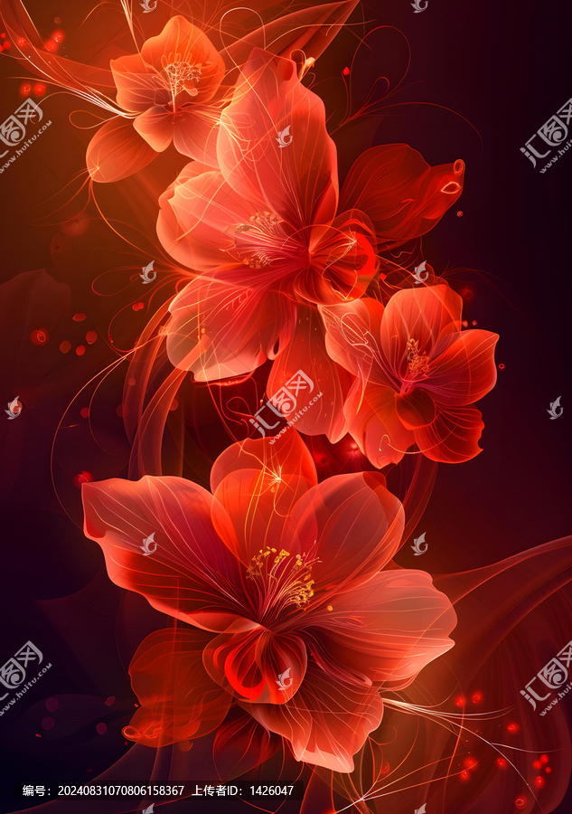 花朵的AI圖片