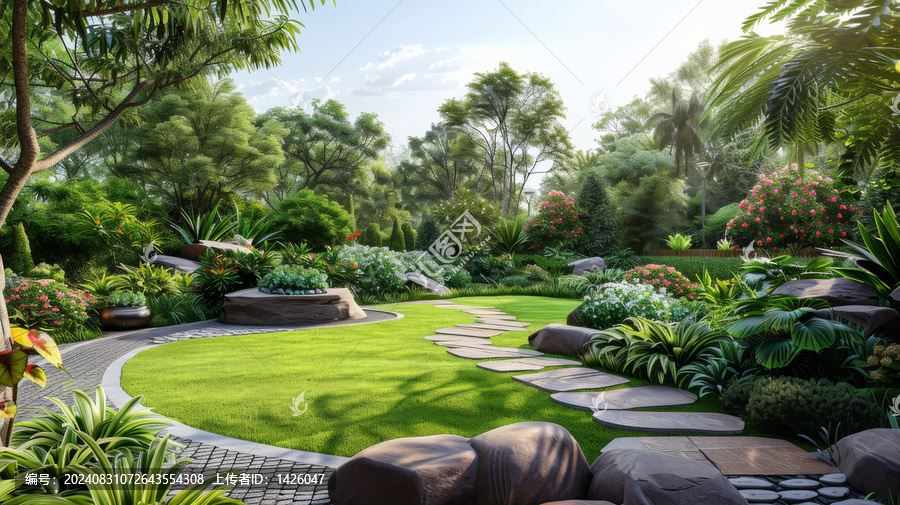寧靜幽美綠意花園