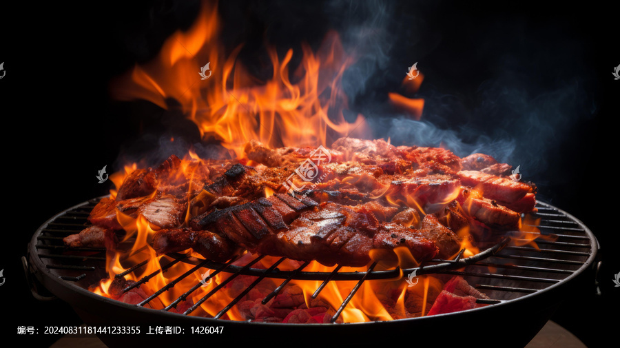 香氣四溢的烤肉