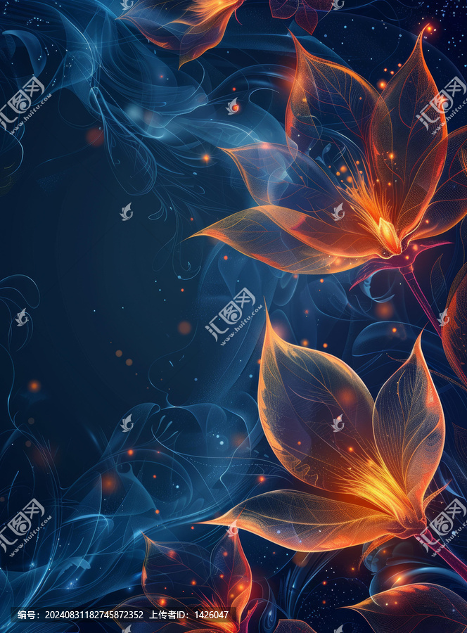 花朵火焰：抽象自然藝術(shù)