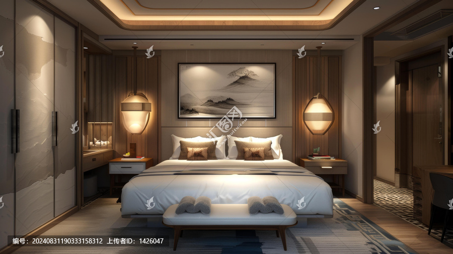 酒店房間內(nèi)部