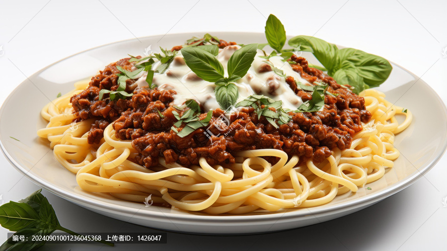 肉醬意面的AI圖片
